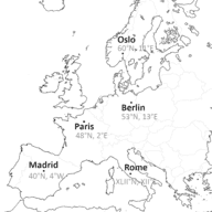 Dingbats EUROPE MAP