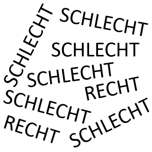 Dingbats SCHLECHT RECHT