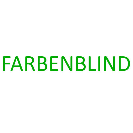 Dingbats FARBENBLIND
