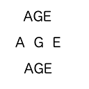 Dingbats AGE A G E AGE