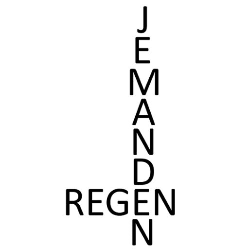 Dingbats JEMANDEN REGEN