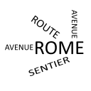 Entre les lignes AVENUE ROME ROUTE SENTIER
