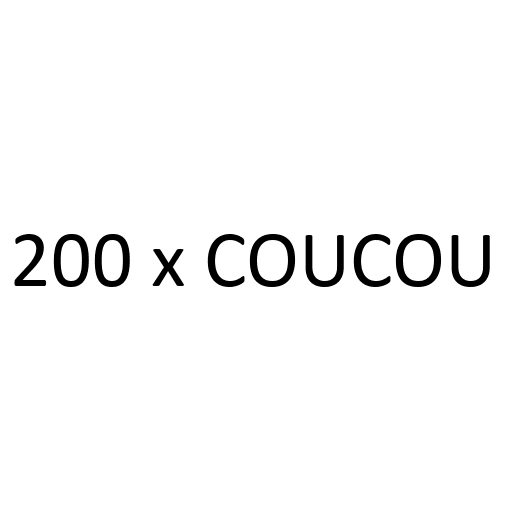 Enchales bles contraventions, voire les d, "200 COUCOU = 400 COU