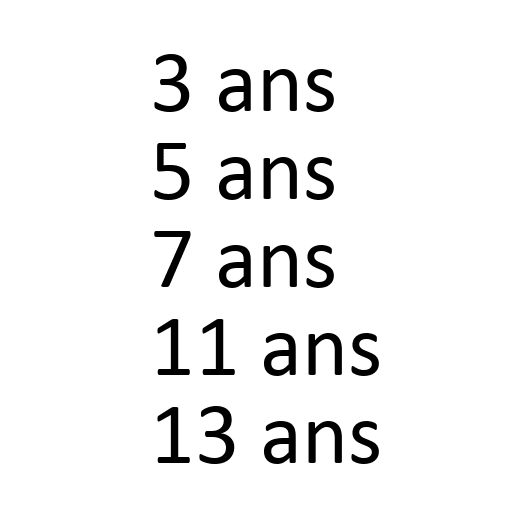 Jeune amoureux.|3, 5, 7, 11, 13 sont des nombres PREMIERS.