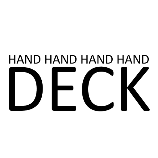 Dingbats HAND HAND DECK