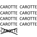 Entre les lignes CAROTTE CAROTTE